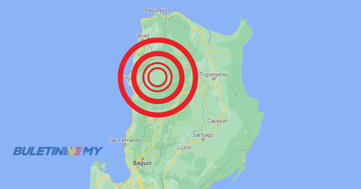 Gempa Bumi Kuat Richter Gegar Utara Filipina Buletin Tv Malaysia