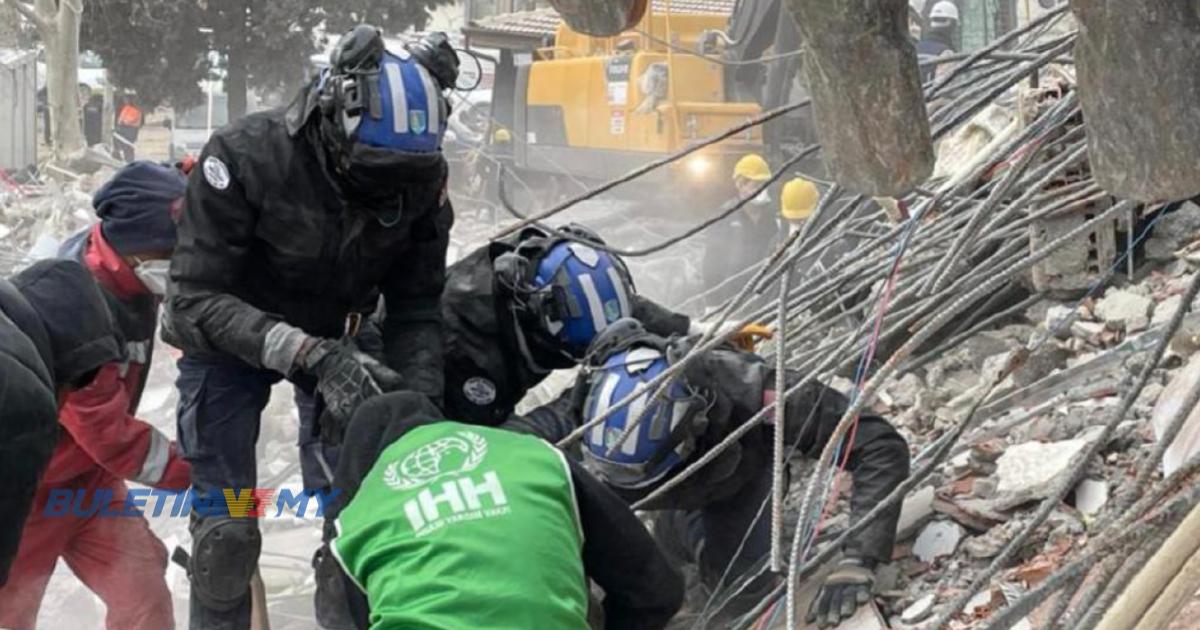 Gempa Turkiye Pasukan Smart Berjaya Keluarkan Sembilan Korban