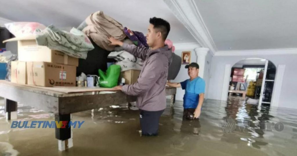 Banjir Di Kuching 160 Mangsa Dipindah Ke PPS BULETIN TV3 Malaysia