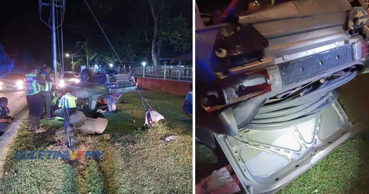 Pencuri Kabel Patah Tulang Selangka Sewaktu Lari Dikejar Polis