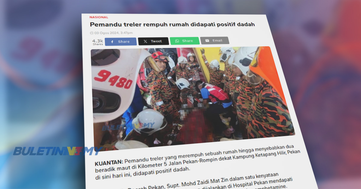 Polis Buka Dua Kertas Siasatan Kes Pemandu Rempuh Rumah BULETIN TV3