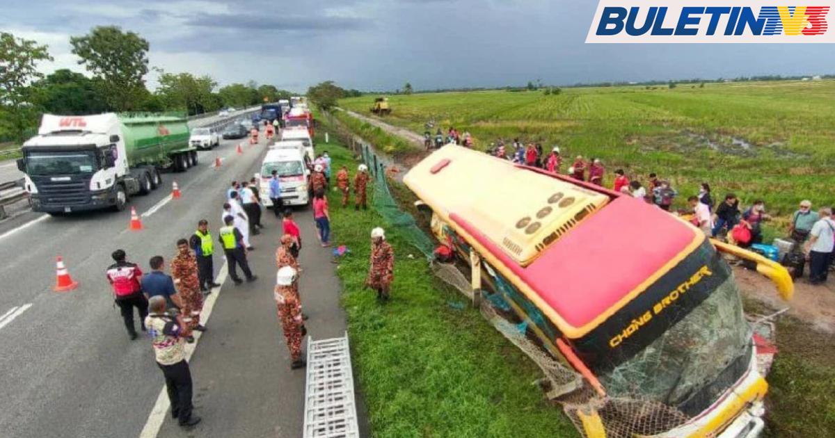 Bas Persiaran Terbabas Ke Parit, Pemandu, Penumpang Cemas