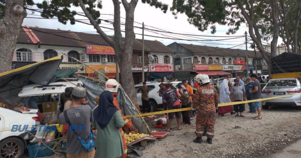 Penjaja Buah Parah Kena Langgar