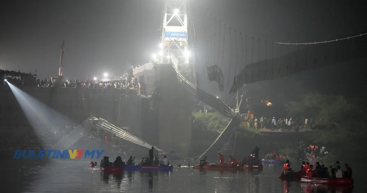 Jambatan gantung berusia lebih seabad runtuh, ragut lebih 130 nyawa