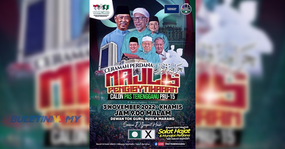 Pas Terengganu Umum Calon 3 November Buletin Tv3 Malaysia 0805