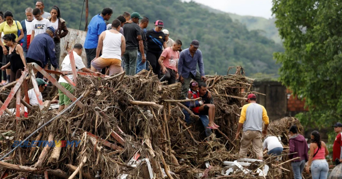 22 Maut, Lebih 50 Hilang Tanah Runtuh di Venezuela