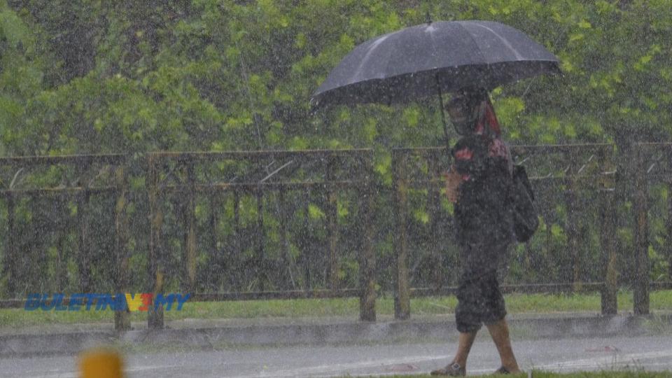 Ribut petir, hujan hampir seluruh negara hingga 9 malam