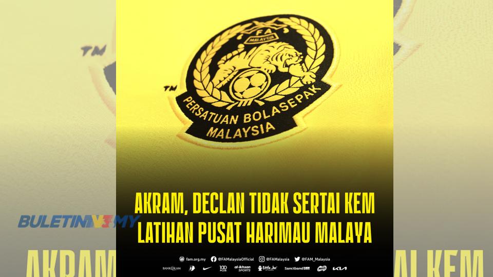 Bola Sepak – Akram, Declan mohon pelepasan tidak sertai kem Harimau Malaya ke Piala AFF