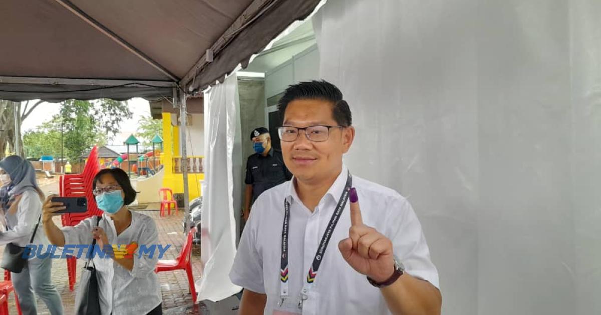 Lim Ban Hong selesai undi di Klebang