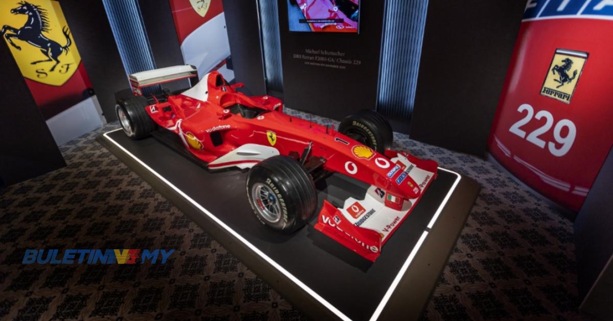 Ferrari Schumacher dijual pada harga AS$14.8 juta.