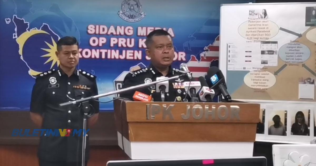 PRU-15: Lima individu ditahan, 17 kertas siasatan dibuka di Johor