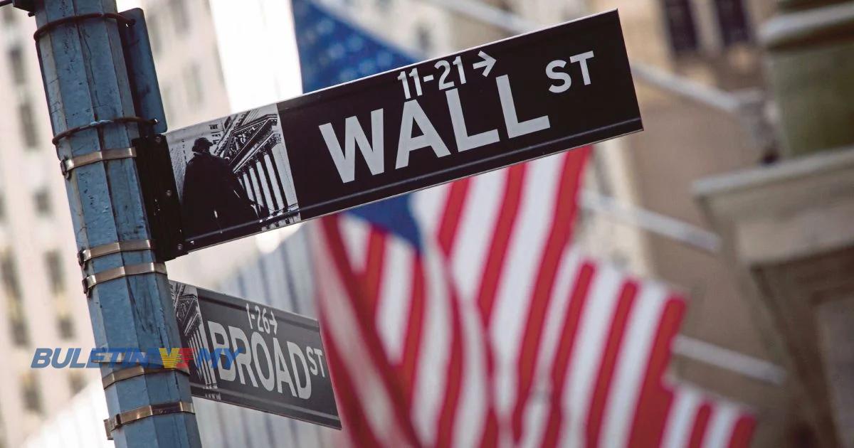 Wall Street ditutup lemah awal pagi tadi