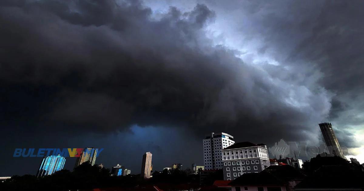 MetMalaysia keluarkan amaran ribut petir, hujan seluruh negara mulai hari ini