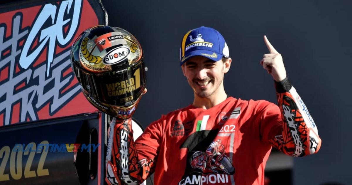 Bagnaia raih gelaran juara dunia, tamatkan penantian pemenang dari Itali selepas Valentino Rossi