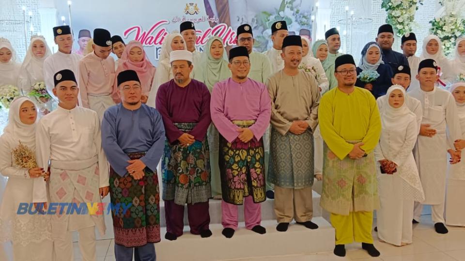 35 pasangan selamat dinikahkan dalam Majlis Walimatul Urus Perdana
