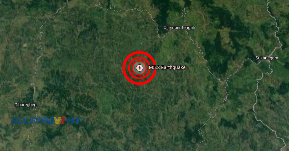 Gempa bumi 5.8 magnitud gegarkan Jawa Barat