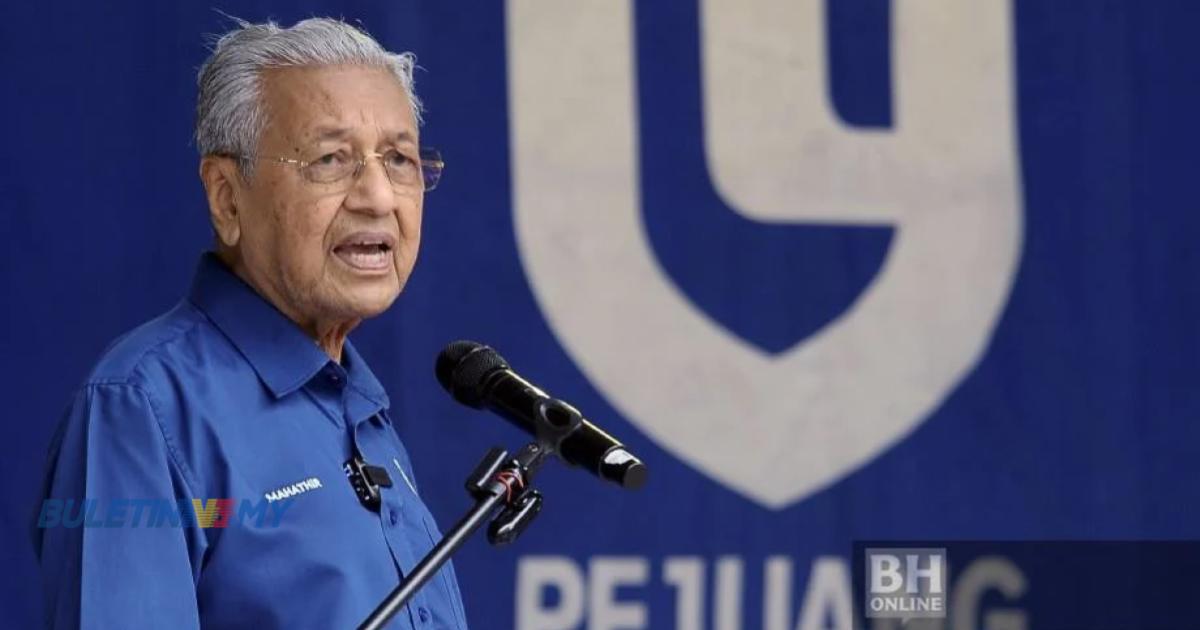 Tun Mahathir letak jawatan Pengerusi PEJUANG