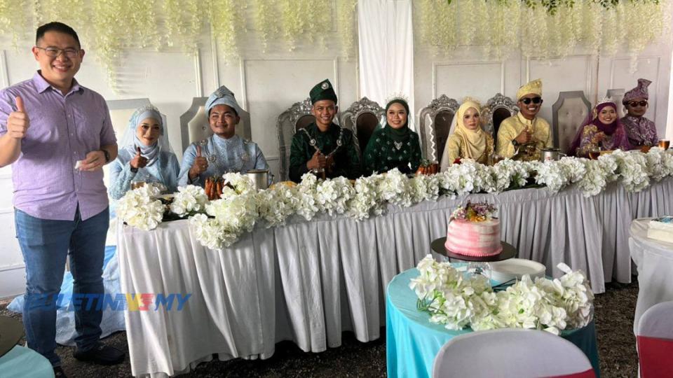 [VIDEO] Jimat RM40,000 empat beradik kahwin serentak
