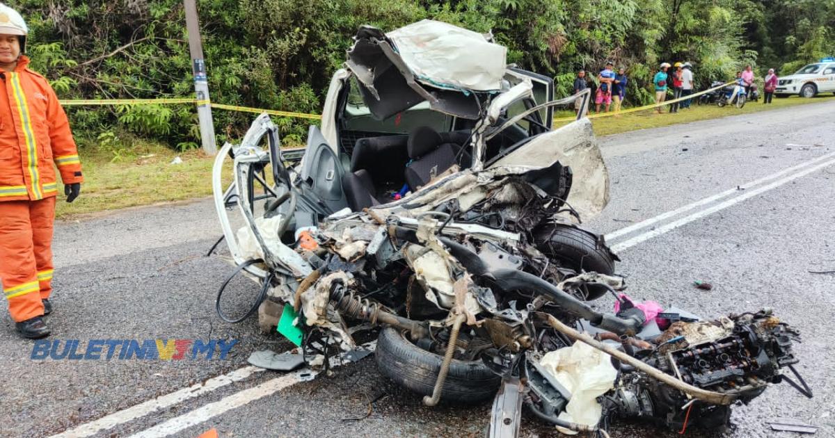 Wanita Thailand maut nahas kereta bertembung lori