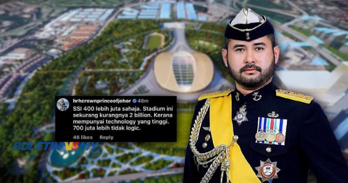 Kos Stadium Shah Alam baharu tak masuk akal – TMJ