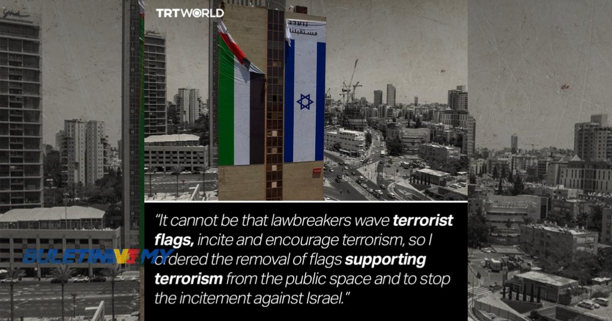 Ben-Gvir arah bendera Palestin ‘disingkirkan’