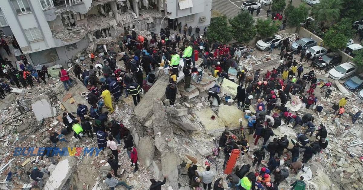 GEMPA TURKIYE-SYRIA: 7,200 gegaran susulan direkodkan