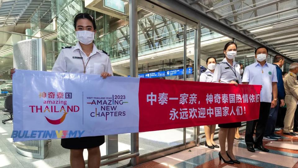 Thailand alu-alukan kumpulan pelawat pertama dari China selepas pandemik