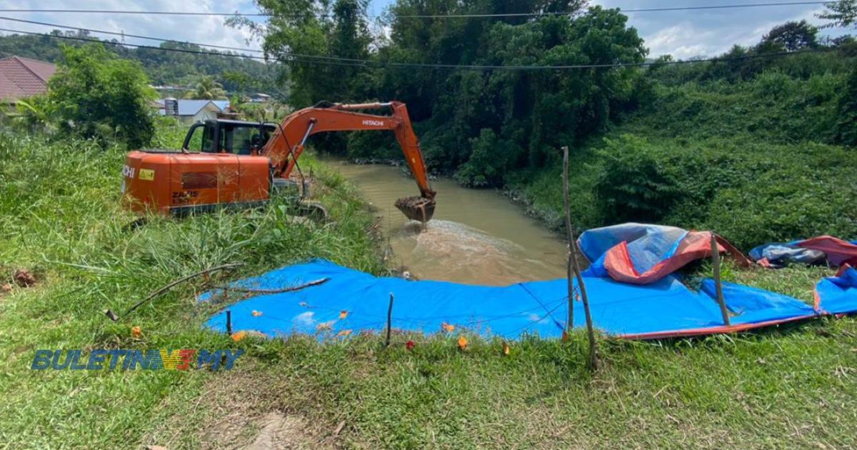 Banjir Penampang: JKR, JPS mulakan kerja-kerja selenggara culvert dan parit tersumbat punca banjir