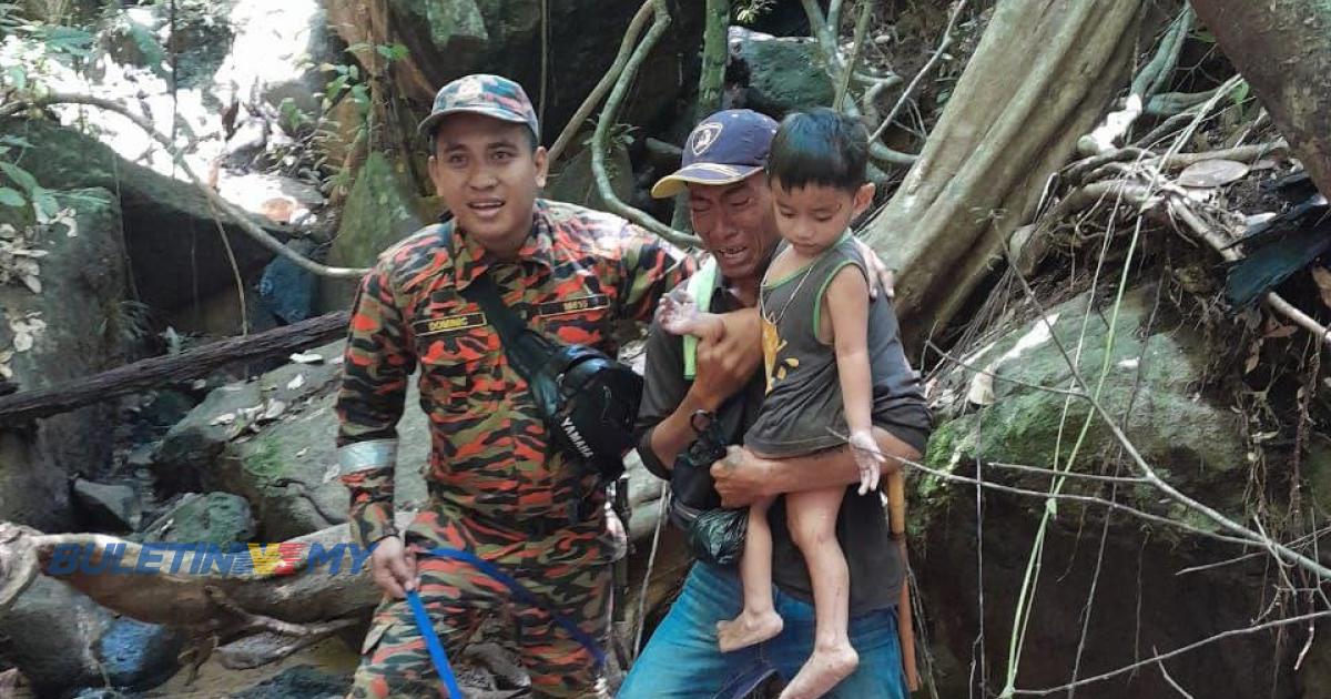 [VIDEO] Kanak-kanak ditemui selamat setelah hilang 23 jam di hutan