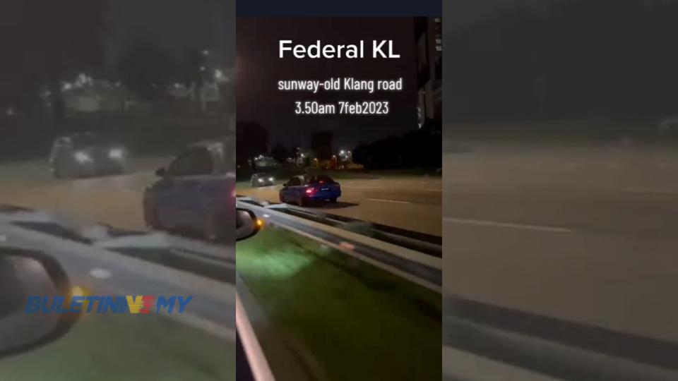 [VIDEO] Pandu secara lawan arus di Lebuh Raya Persekutuan, pemandu dicari