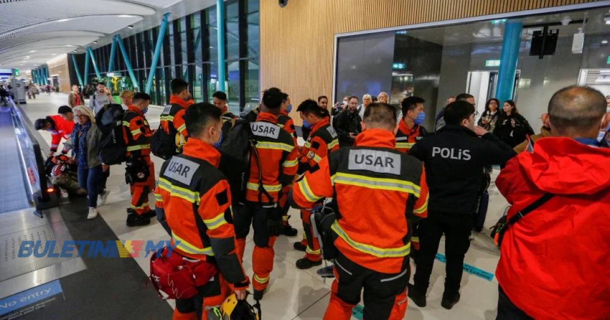 Kumpulan kedua SMART tiba di Istanbul untuk bantu SAR mangsa gempa