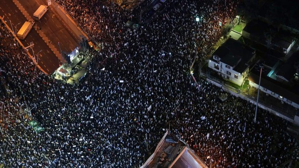 [VIDEO] Protes di Israel masuk minggu kesembilan