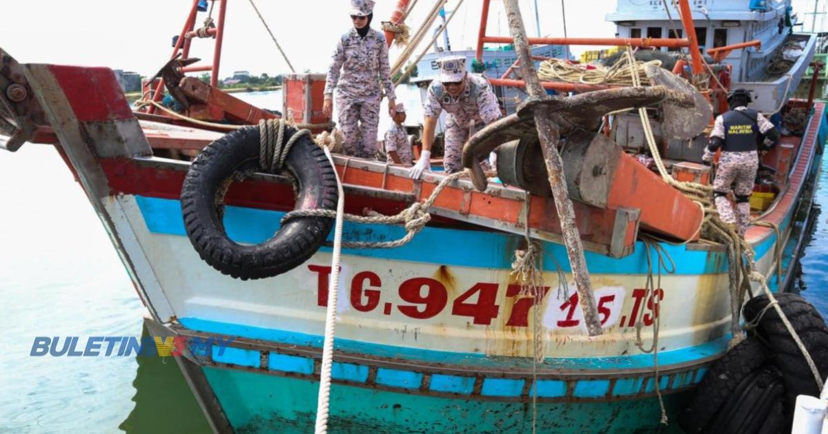 31 nelayan asing tumpas selepas lebih dua jam dikejar APMM