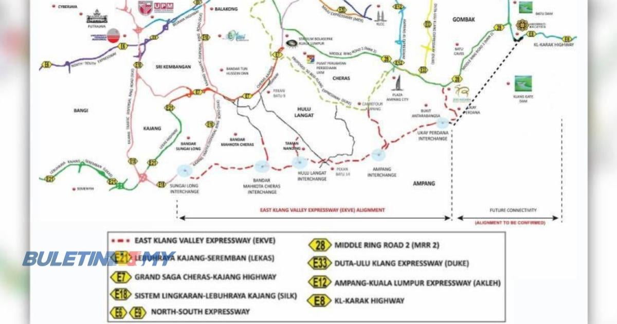 Projek EKVE Dijangka Dibuka Mulai 2024 BULETIN TV3 Malaysia SYuawGyU Pp Cms 8 