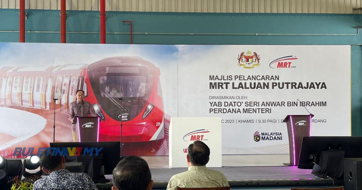 [VIDEO] MRT laluan Putrajaya Fasa 2 percuma jam 3 petang hari ini hingga 31 Mac