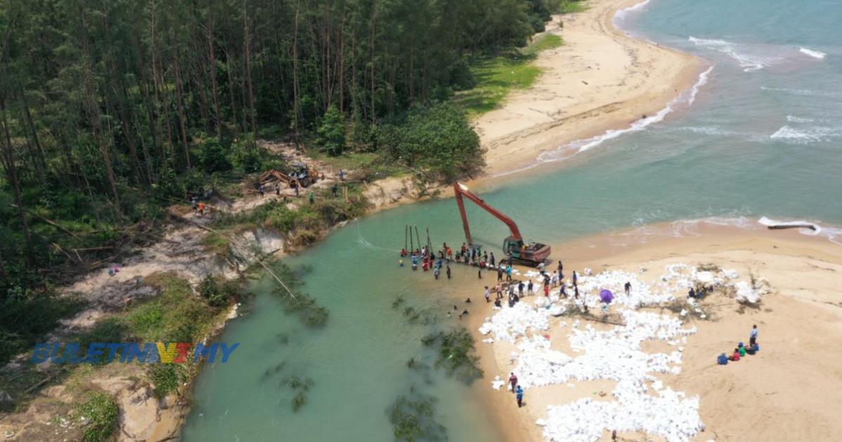 [VIDEO] 200 pelancong terkandas ke Pulau Redang akibat muara cetek