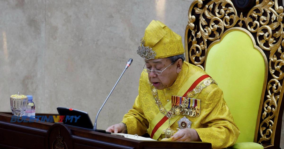 Sultan Selangor berkenan cemar duli ke istiadat Dewan Negeri Selangor