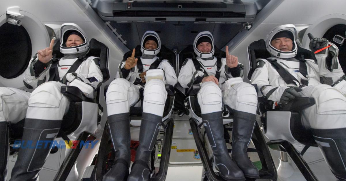 Kapsul SpaceX bawa pulang empat kru dari ISS