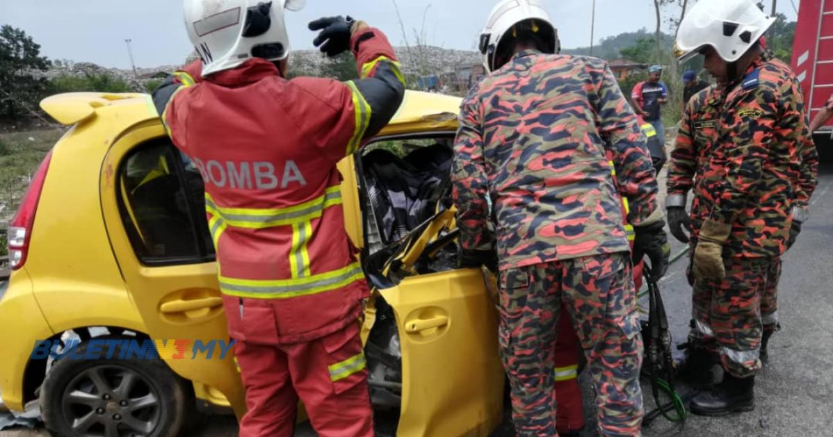 [VIDEO] Suami Isteri Maut, Anak Cedera Kereta Bertembung Bas Ekspres ...