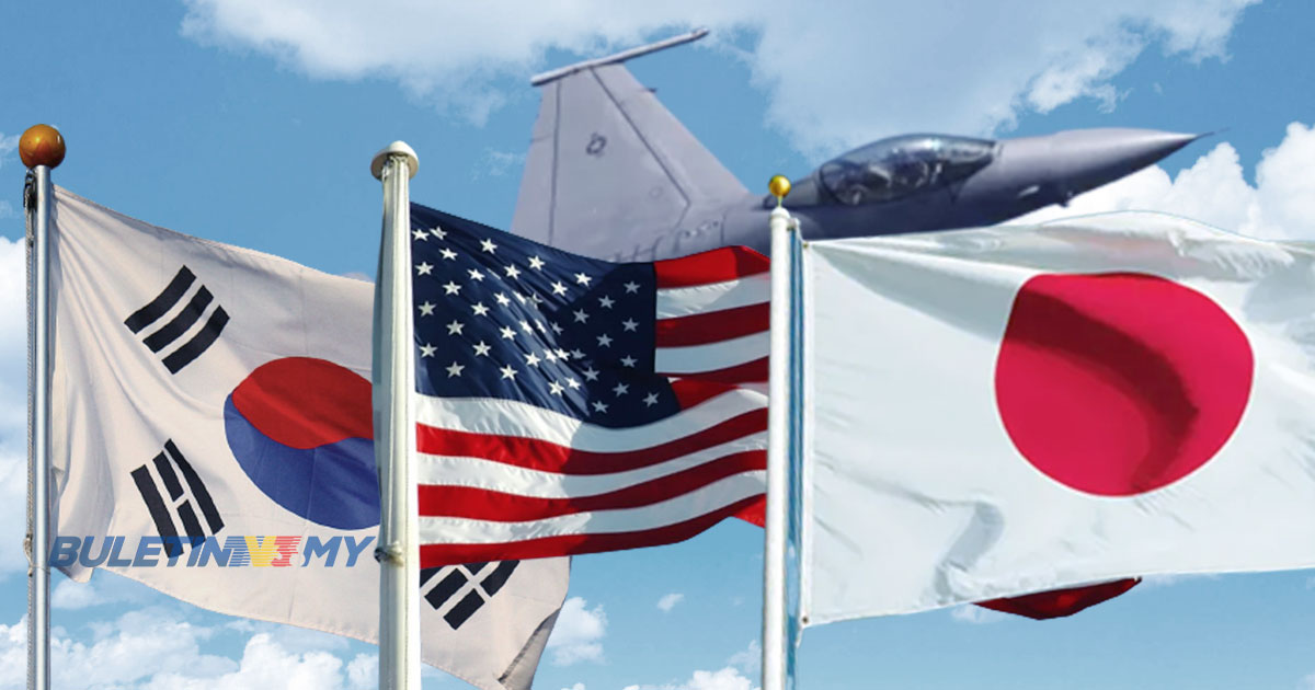 Korea Selatan, A.S, Jepun setuju adakan latihan pertahanan secara berkala