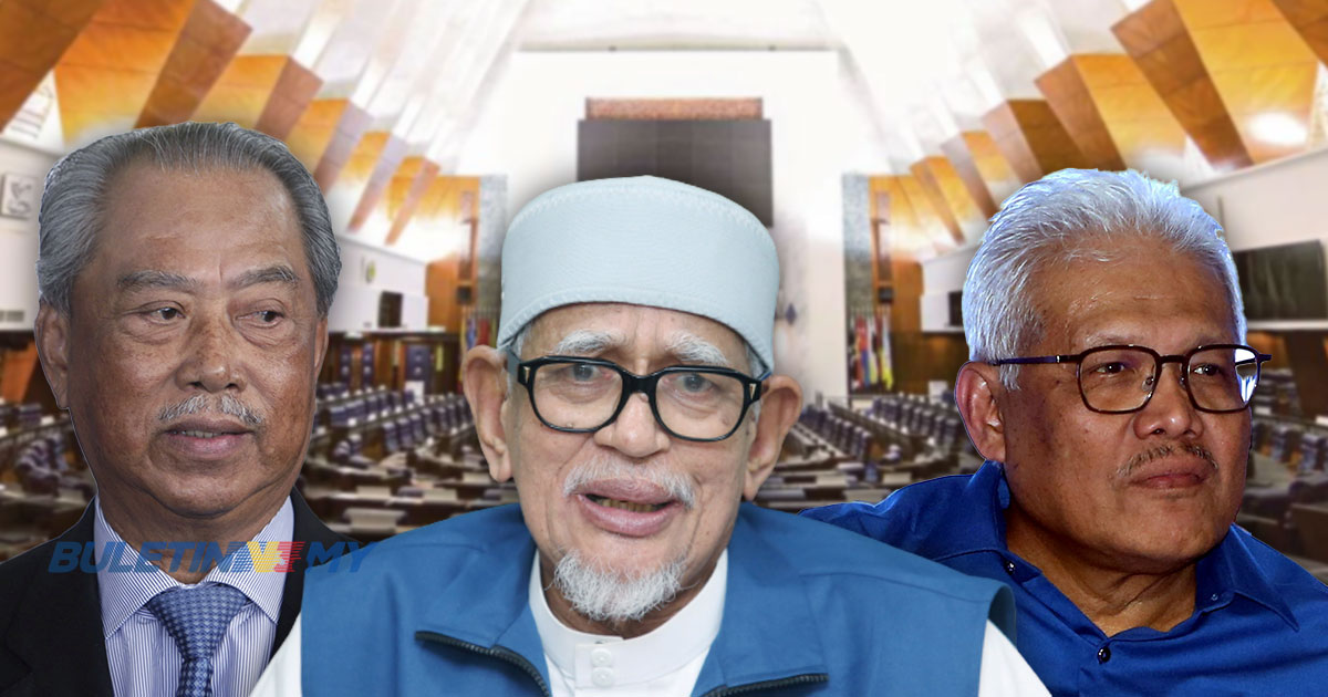 Hamzah, Muhyiddin, Hadi tak hadir sesi PMQT