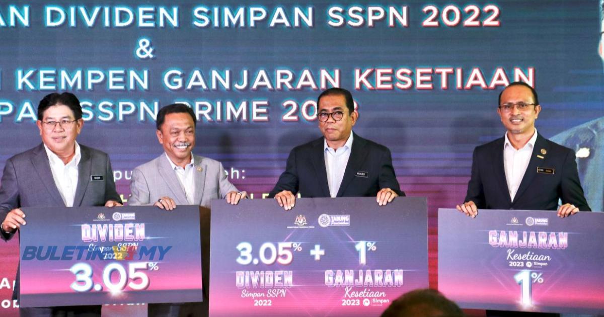 [VIDEO] 5.73 juta pendeposit akaun Simpan SSPN terima dividen 3.05%