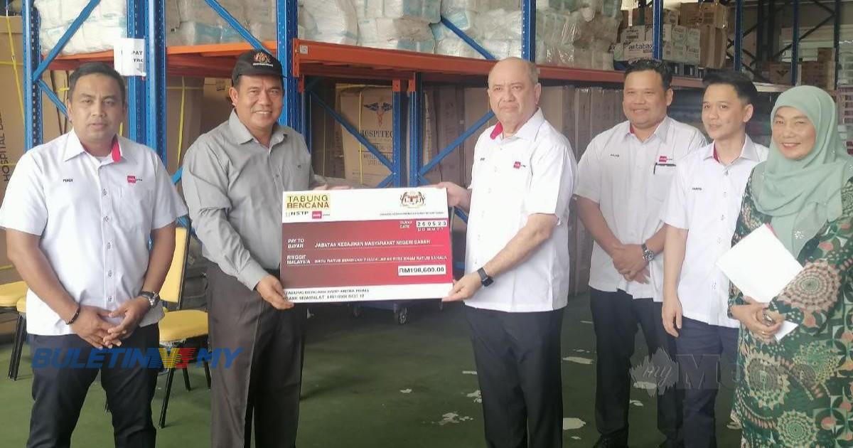 Media Prima serah sumbangan berjumlah RM198,600 bantu mangsa bencana di Sabah