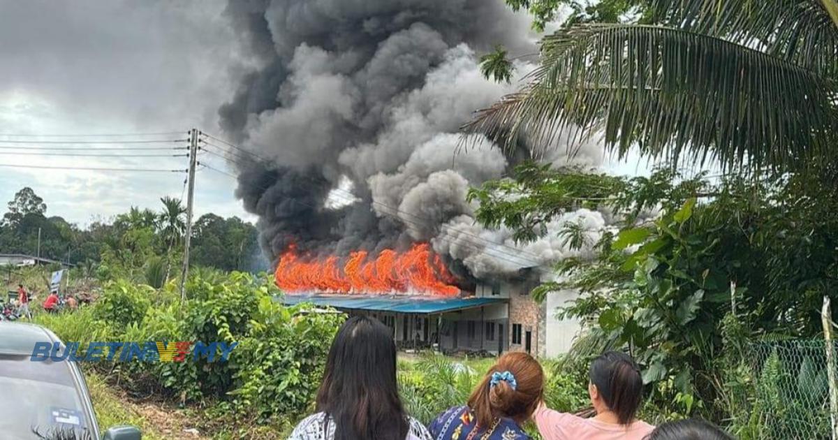 Rumah panjang terbakar: 76 penghuni terjejas menjelang gawai 