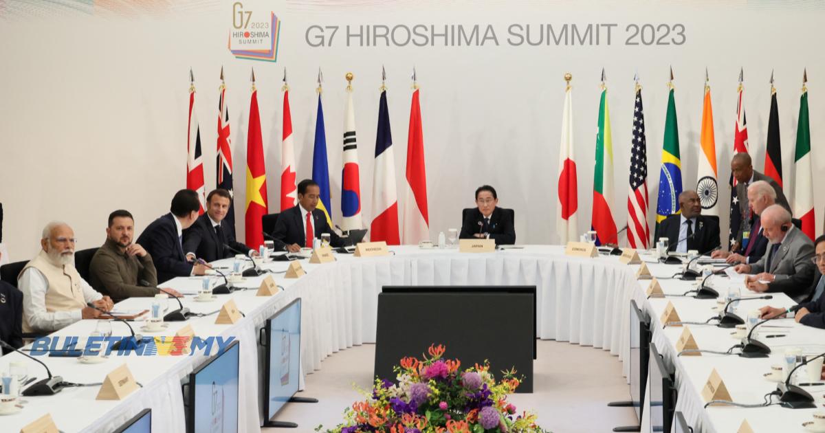 Sidang Kemuncak G-7 berakhir, perbincangan tertumpu kepada perang Rusia-Ukraine