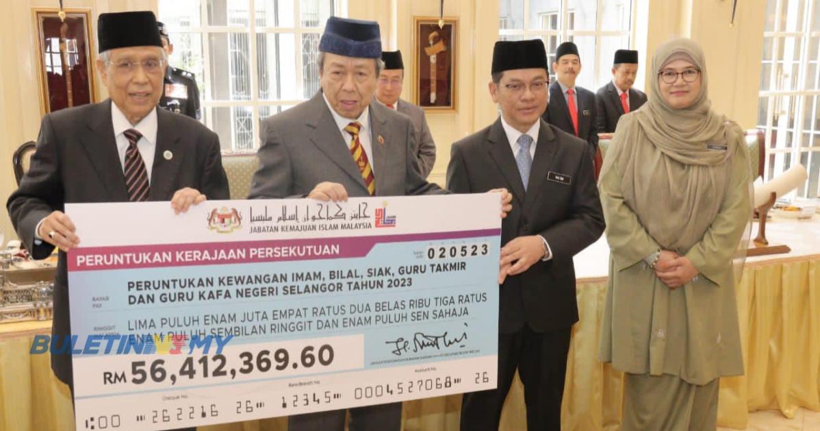 JAKIM serah peruntukan RM56.4 juta kepada Kerajaan Selangor