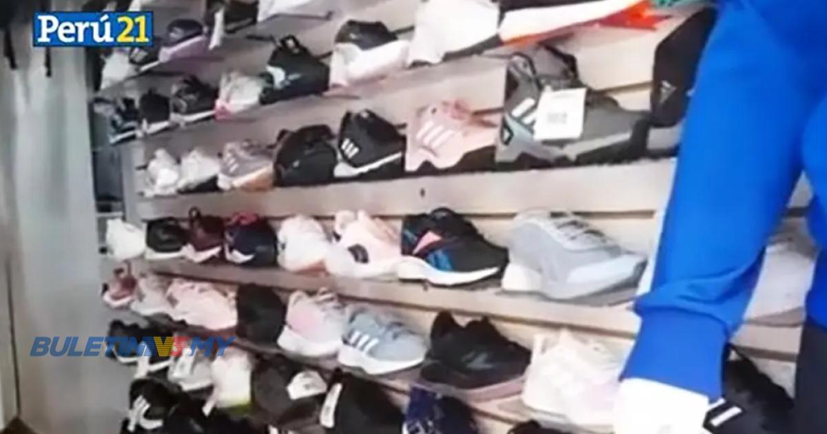 Rompakan kasut RM58,000 sia-sia