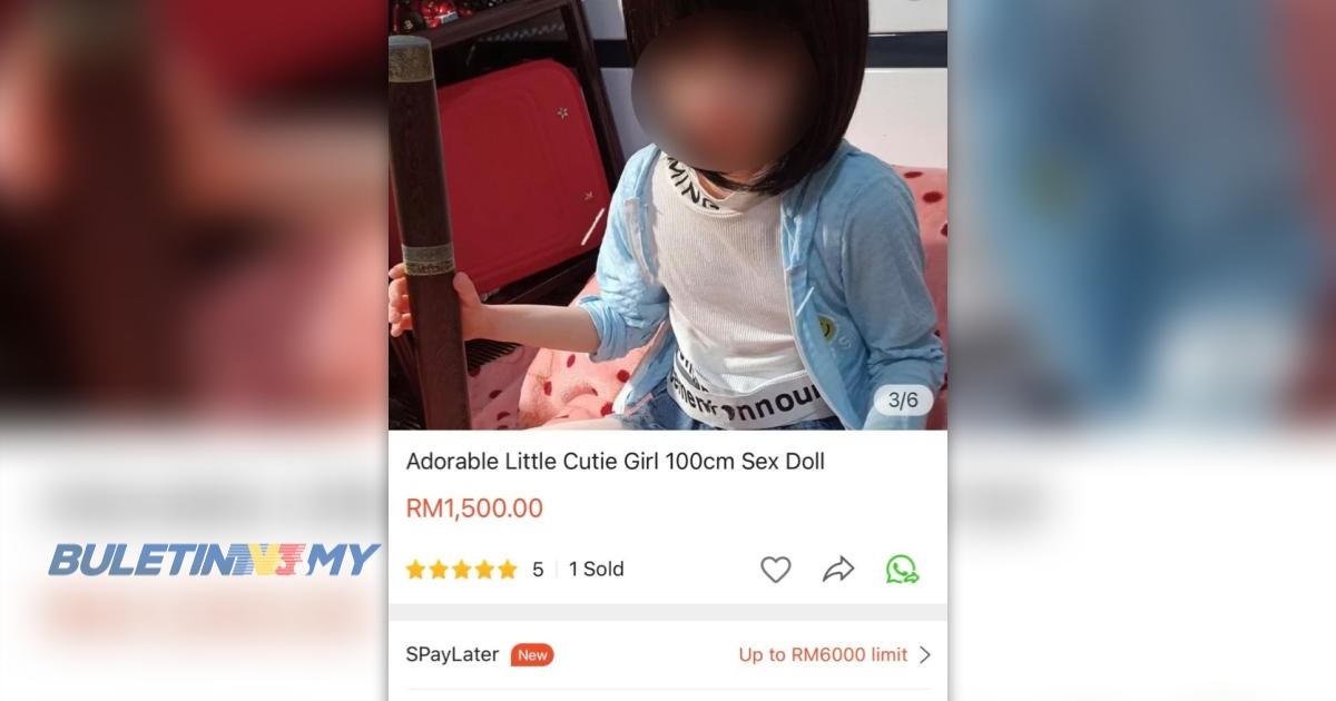 Jualan patung seks menyerupai kanak-kanak, Shopee akan ambil tindakan