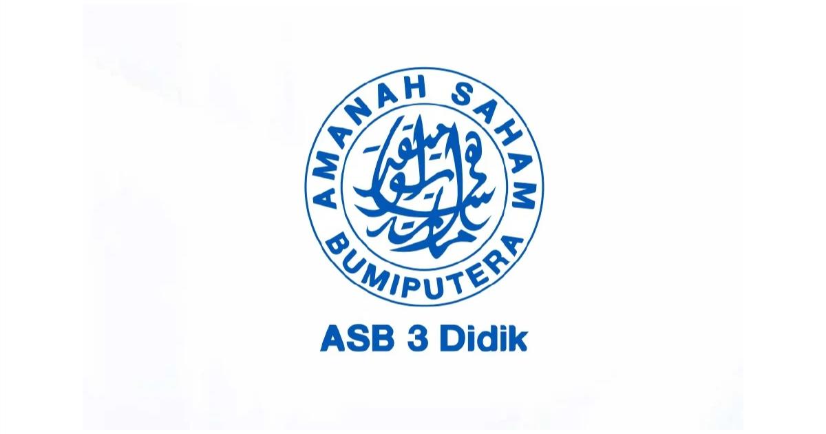 ASB 3 Didik agih pendapatan 5.00 sen seunit