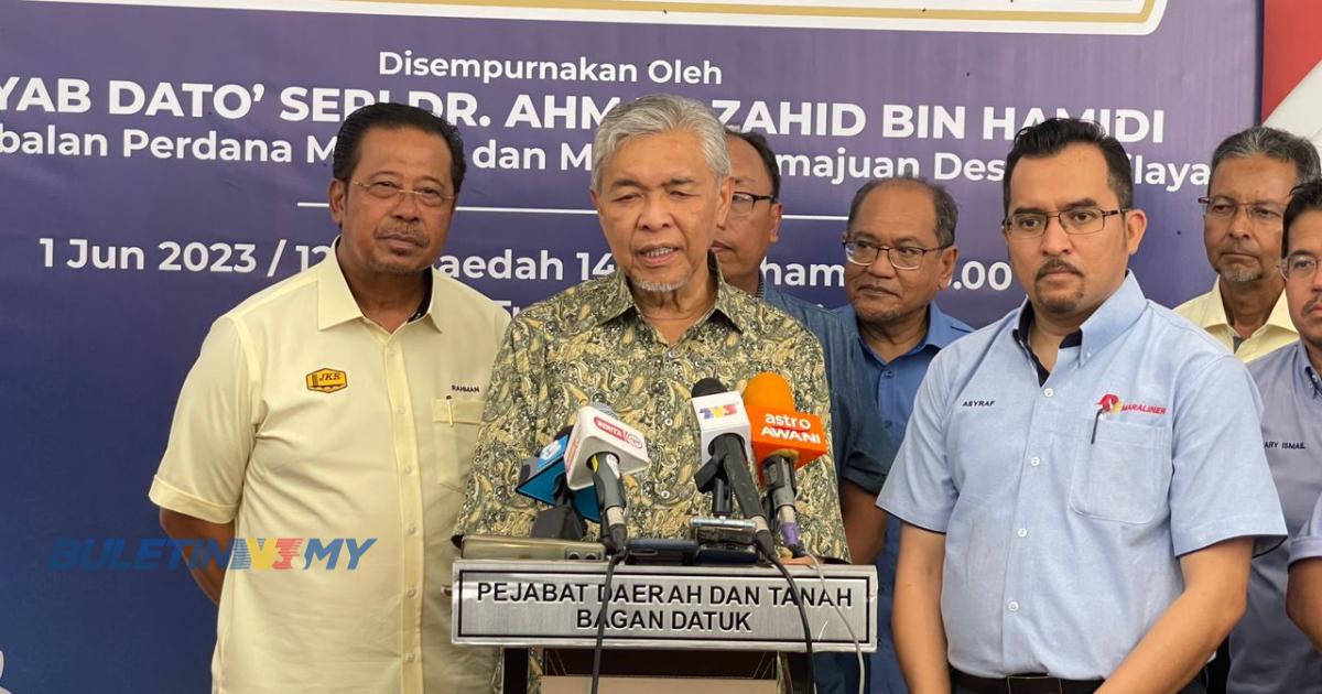 3 syarikat mula ‘risik’ peluang pelaburan di Bagan Datuk – Ahmad Zahid
